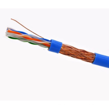 SFTP CAT6 LSZH-кабель Испытанный Fluke Soild Bare Copper Blue